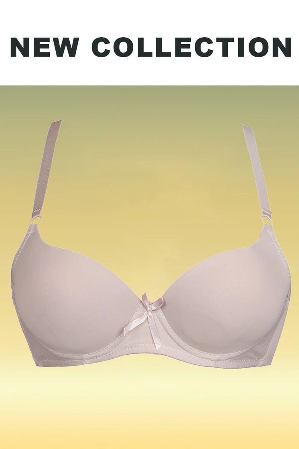 Mauve Elegant Pushup Bra