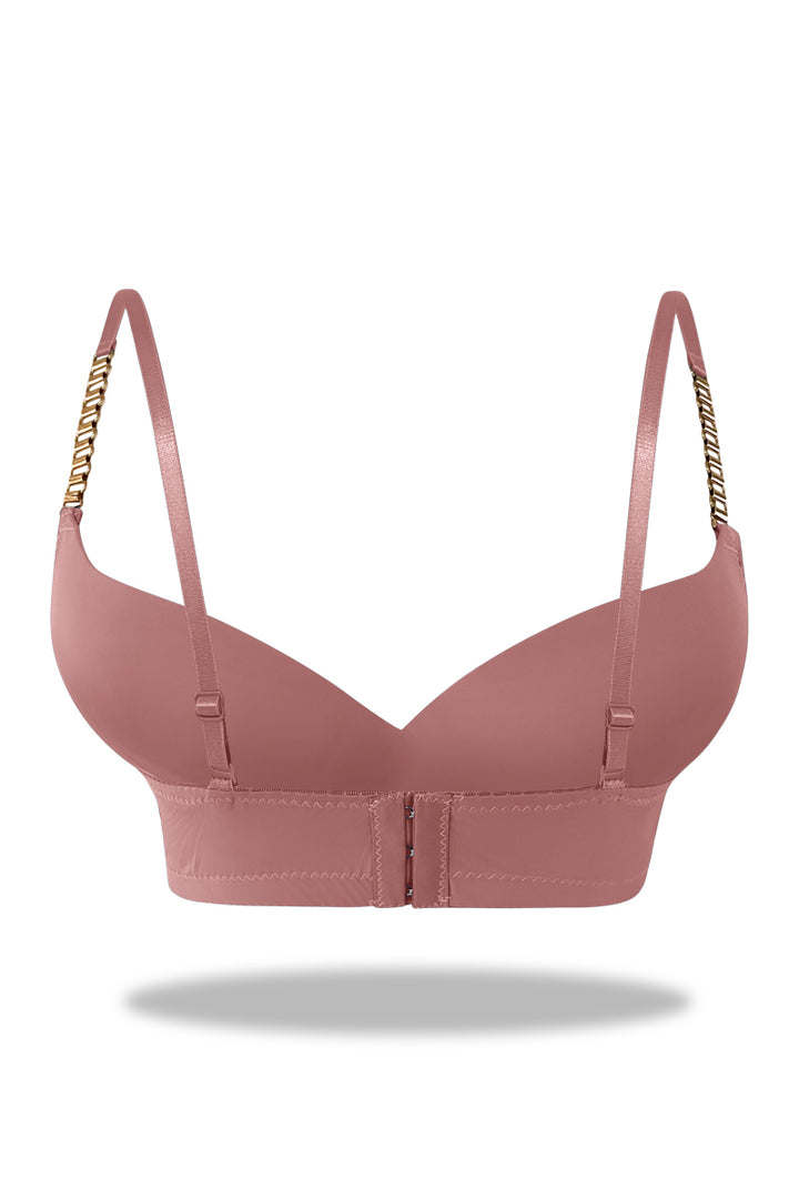 Green Womante Premium Bra with Chain Straps for Women