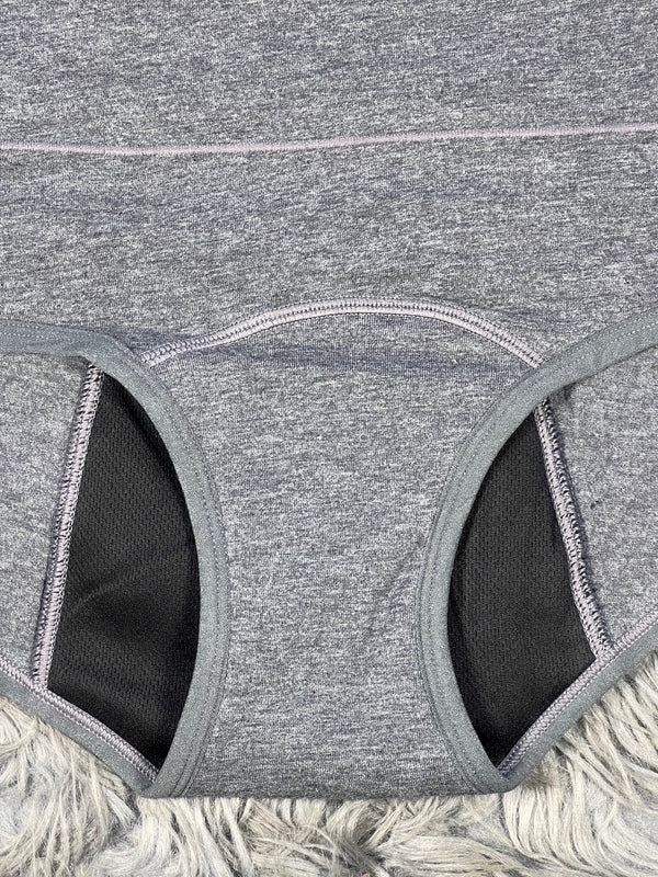 Womante 5 Layered Heavy Flow Period Panty - Gray