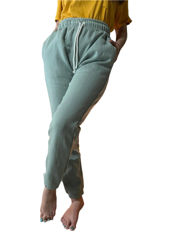 Womante High Quality Fleece Trousers - Turquoise