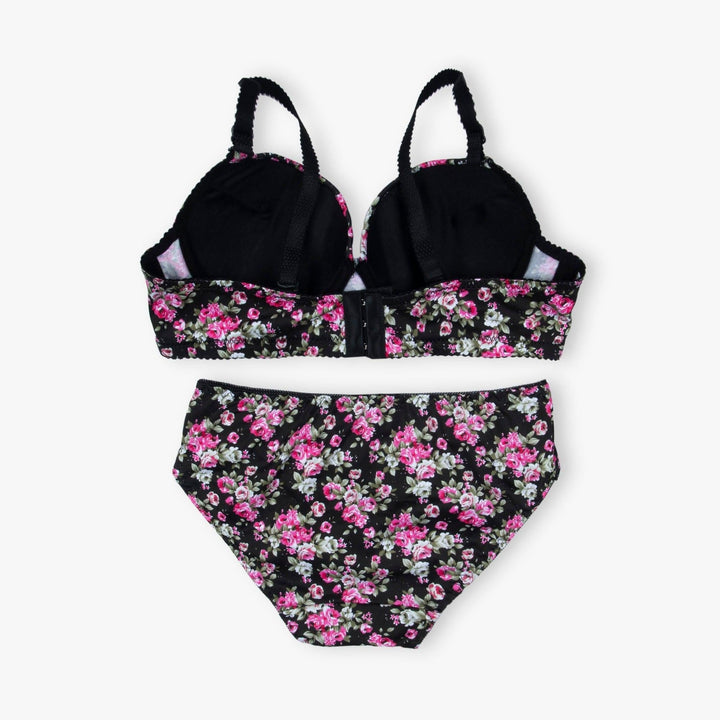 Red Floral Padded Set - Espicopink