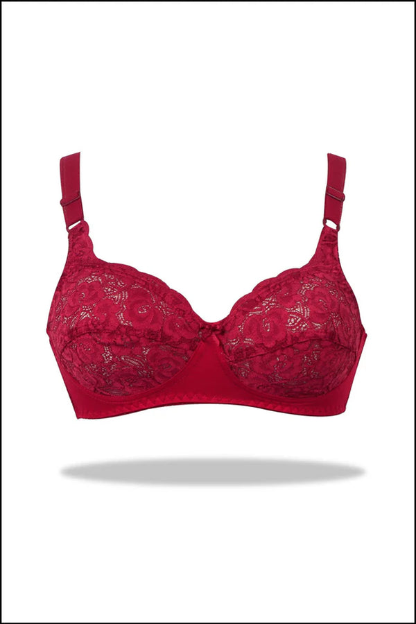 Maroon Top Gun Wirefree Stretchable Bra