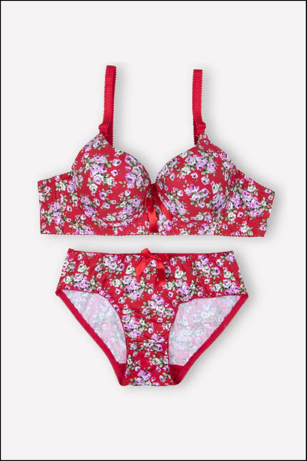 Red Spring Padded Set