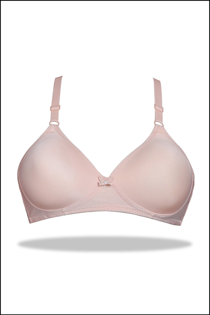 Shop Womante Purple Satin Edge Padded Bra for Luxury & Comfort
