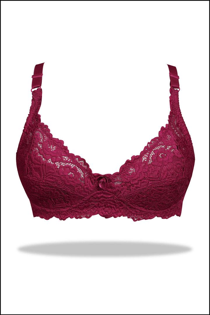 Soft Womante Marron European Bust Bliss Bra with Light Padding