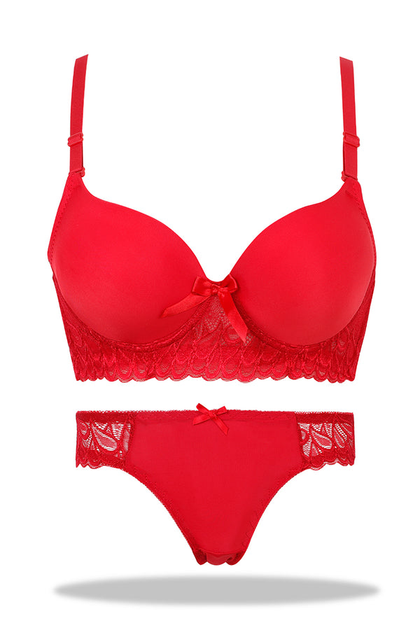 Red Eternal Bliss Matching Padded Set