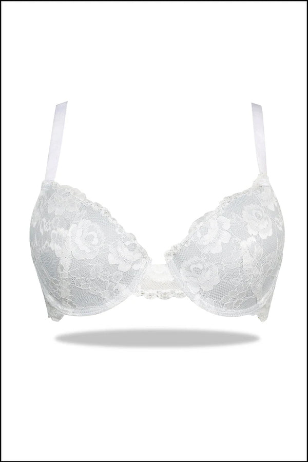 Womante Floral Demi-Cup Lightly Lined Bra