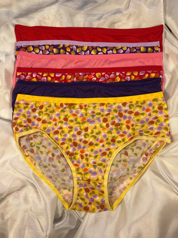 Womante 6-Pack Super Soft Cotton Mix n Match Panties