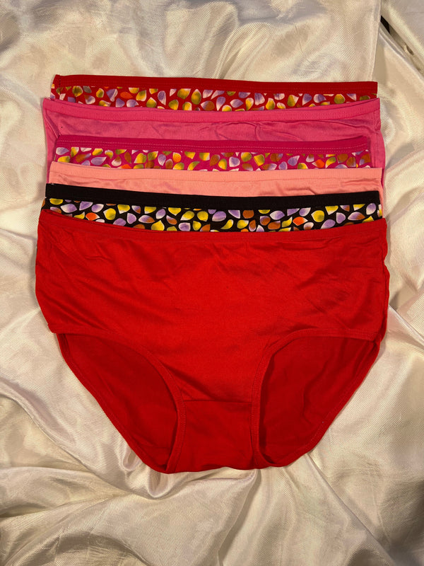 Womante Super Soft Cotton Mix n Match Panties Pack of 6