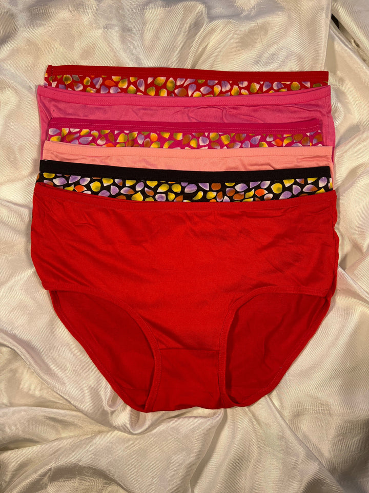 Womante Super Soft Cotton Mix n Match Panties Pack of 6