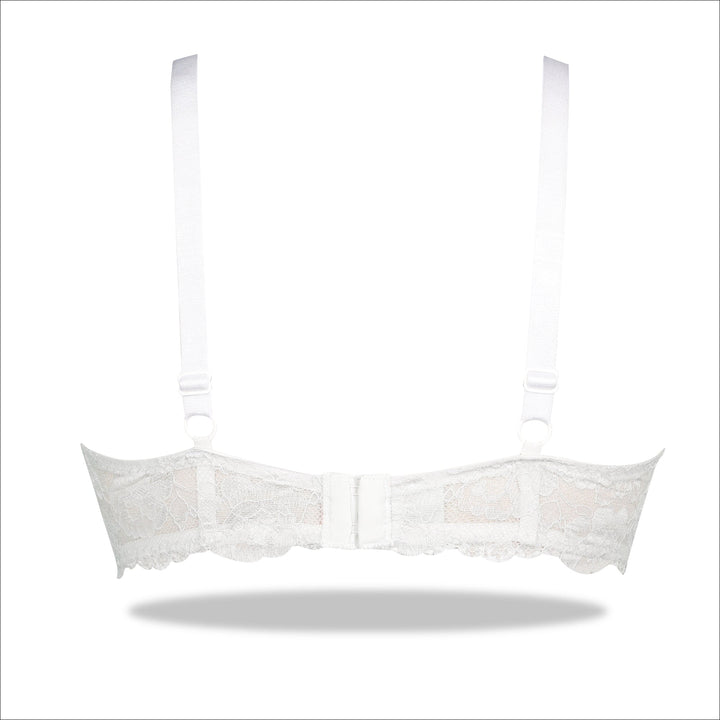 buy best White Floral Imported Padded Bra in Pakistan