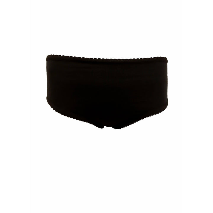 Black Knitted Cotton Panty for Women