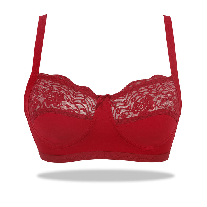 Discover Womante Skin Lace Concealor Bra for an elegant and seamless fit. Lace details add charm while offering full coverage. Order online today