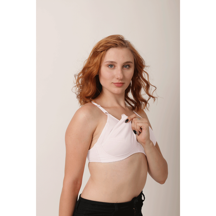 Mimosa - Comfiest Open Cups With Clip Nursing / Maternity Bra - Espicopink
