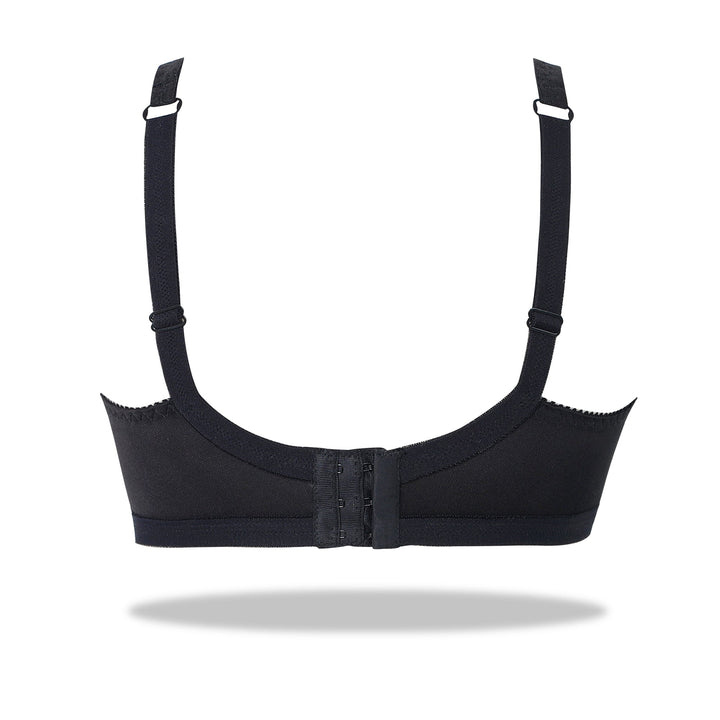 Womante Black Lace Bra with Concealor Feature