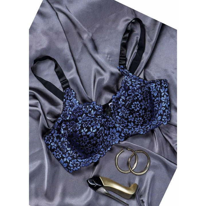 Womante Blue Evolation Bra with Light Padding