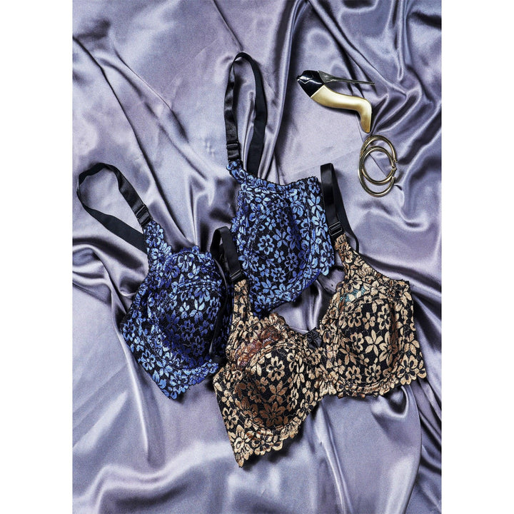 Womante Blue Evolation Light Padded Bra - Elegant Fit