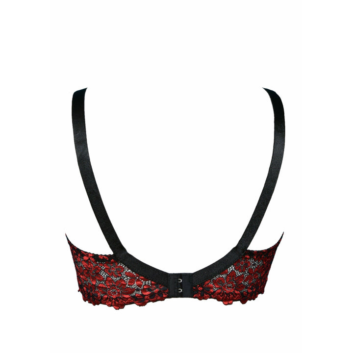Womante Light Padded Red Evolation Bra for Stylish Comfort